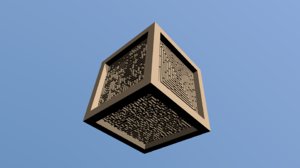 free cube maze 3d model