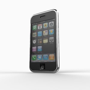 apple iphone 3g phone 3d max
