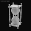 free 3ds model hourglass hour glass