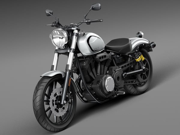 2016 yamaha bolt 3d model