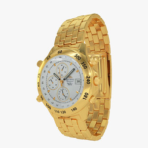max orient gold watch chronograph