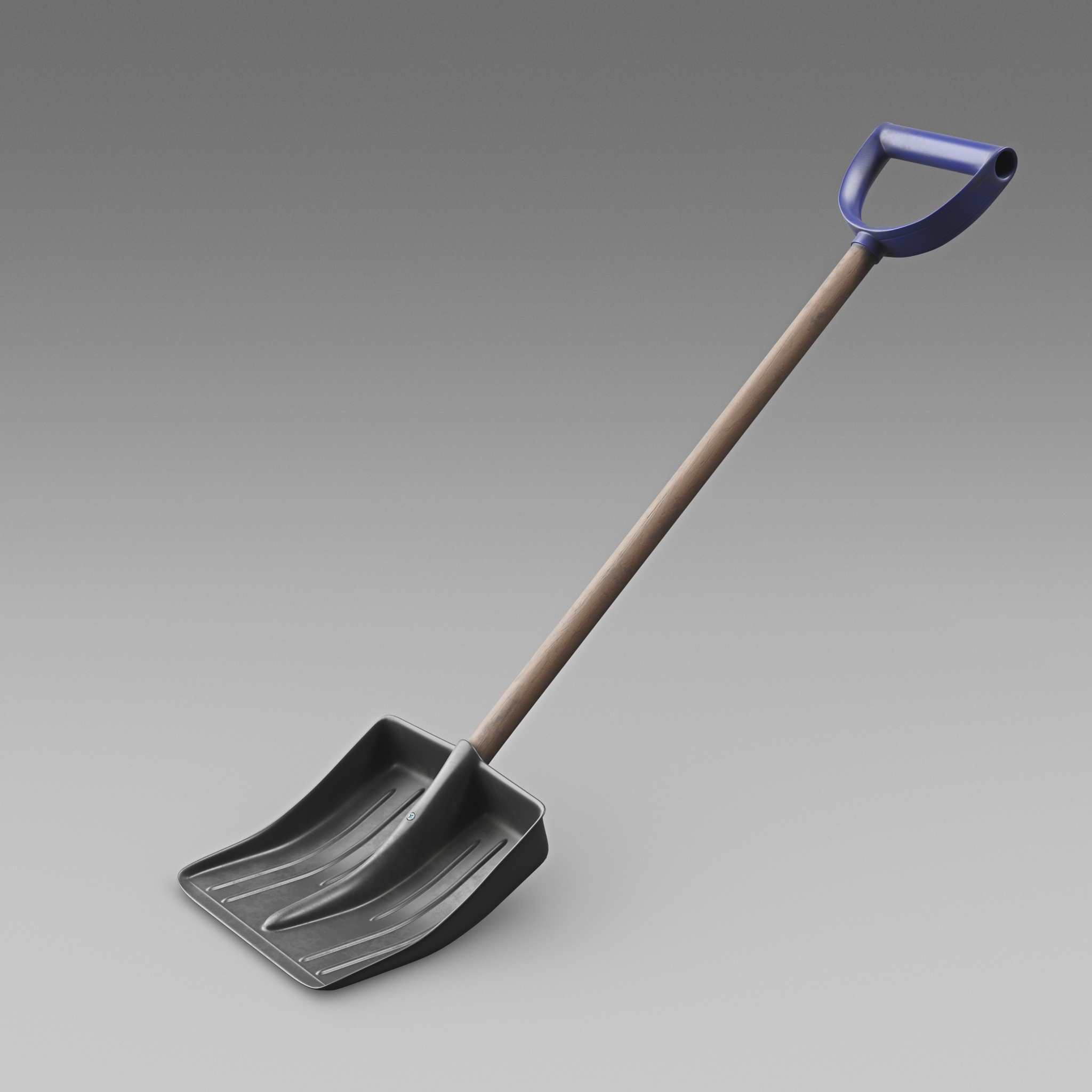 realistic snow shovel 3d model
