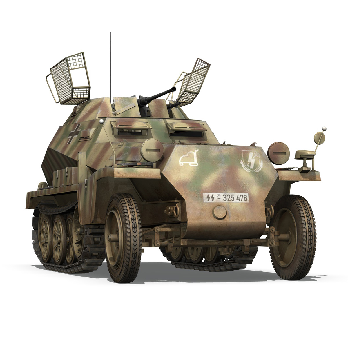 sd kfz 250 9 3d model