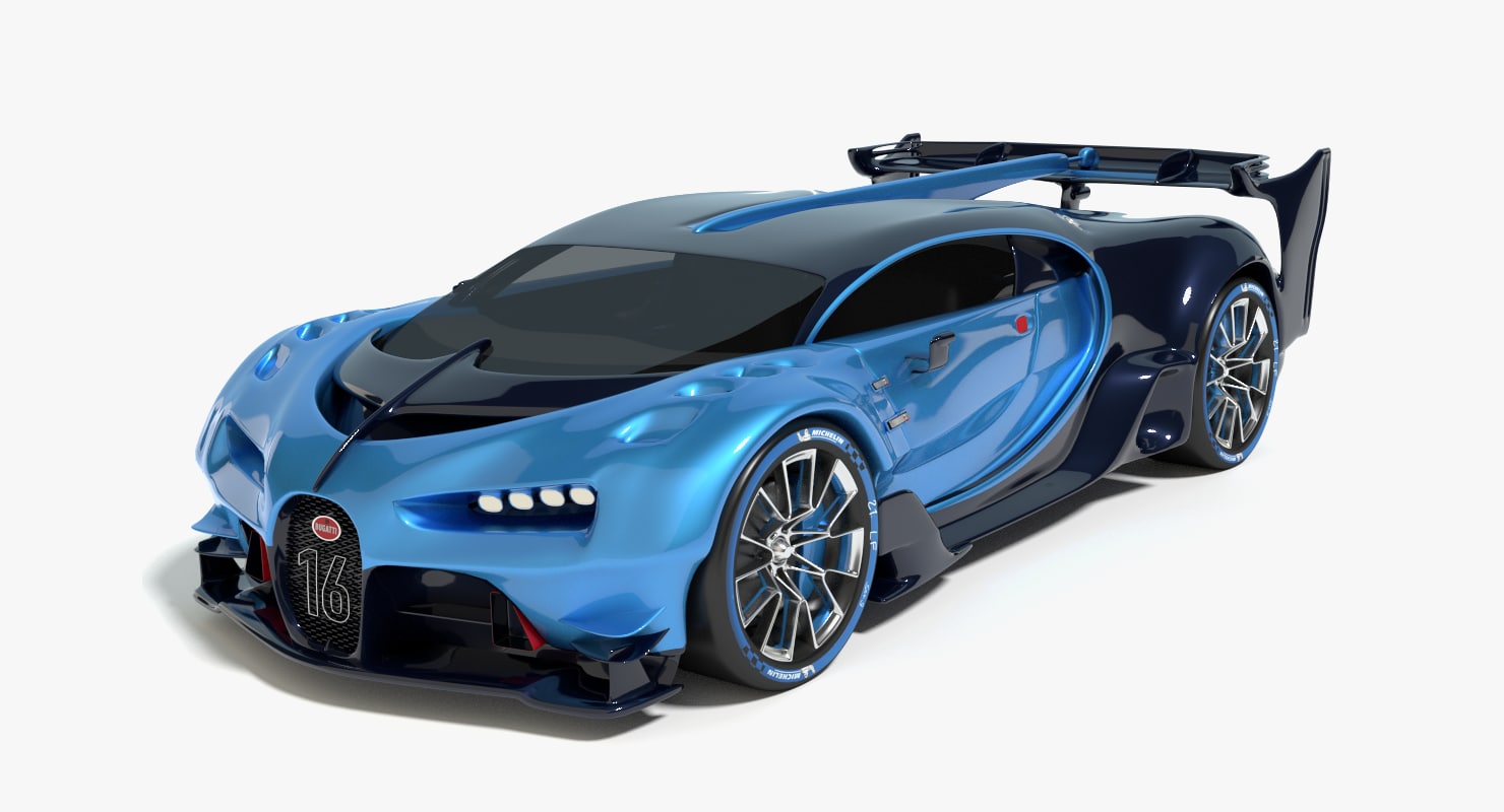 3d 16 Bugatti Vision Gran Model