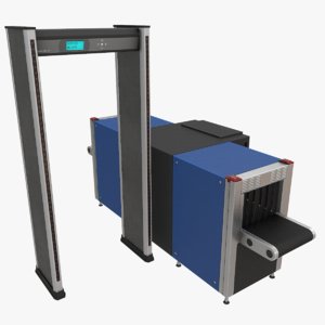 3d max metal detector x-ray scanner