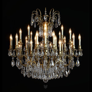 chandelier moscatelli 3d model
