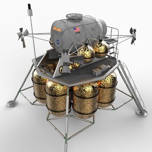 3d altair lunar surface access