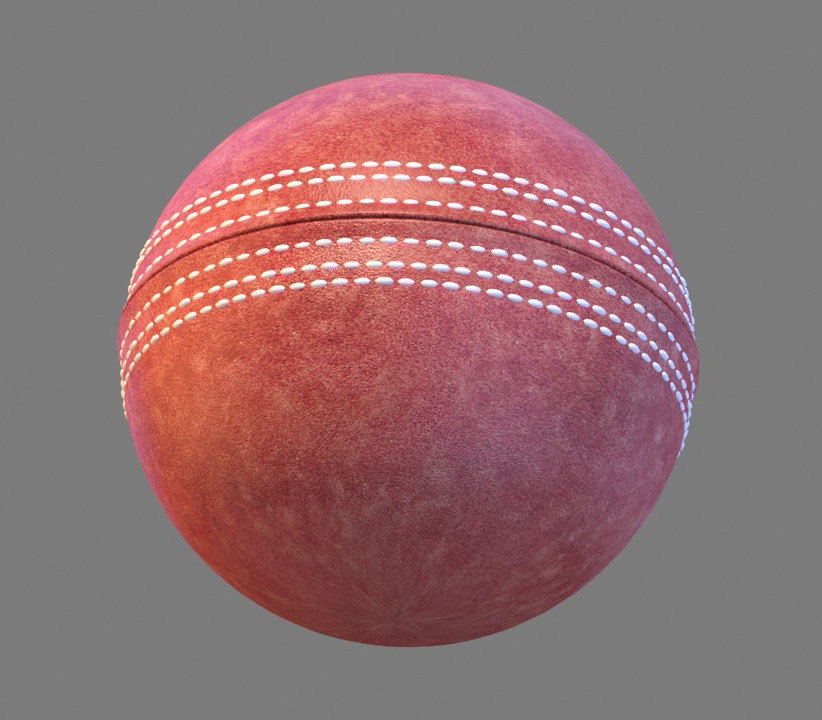3d obj cricket ball