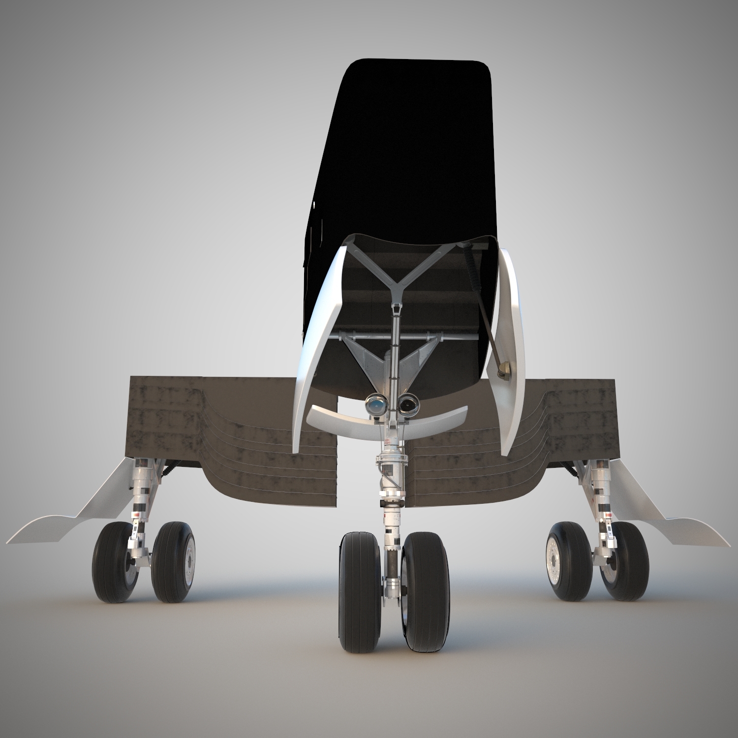 3d airplane landing gear aircraft