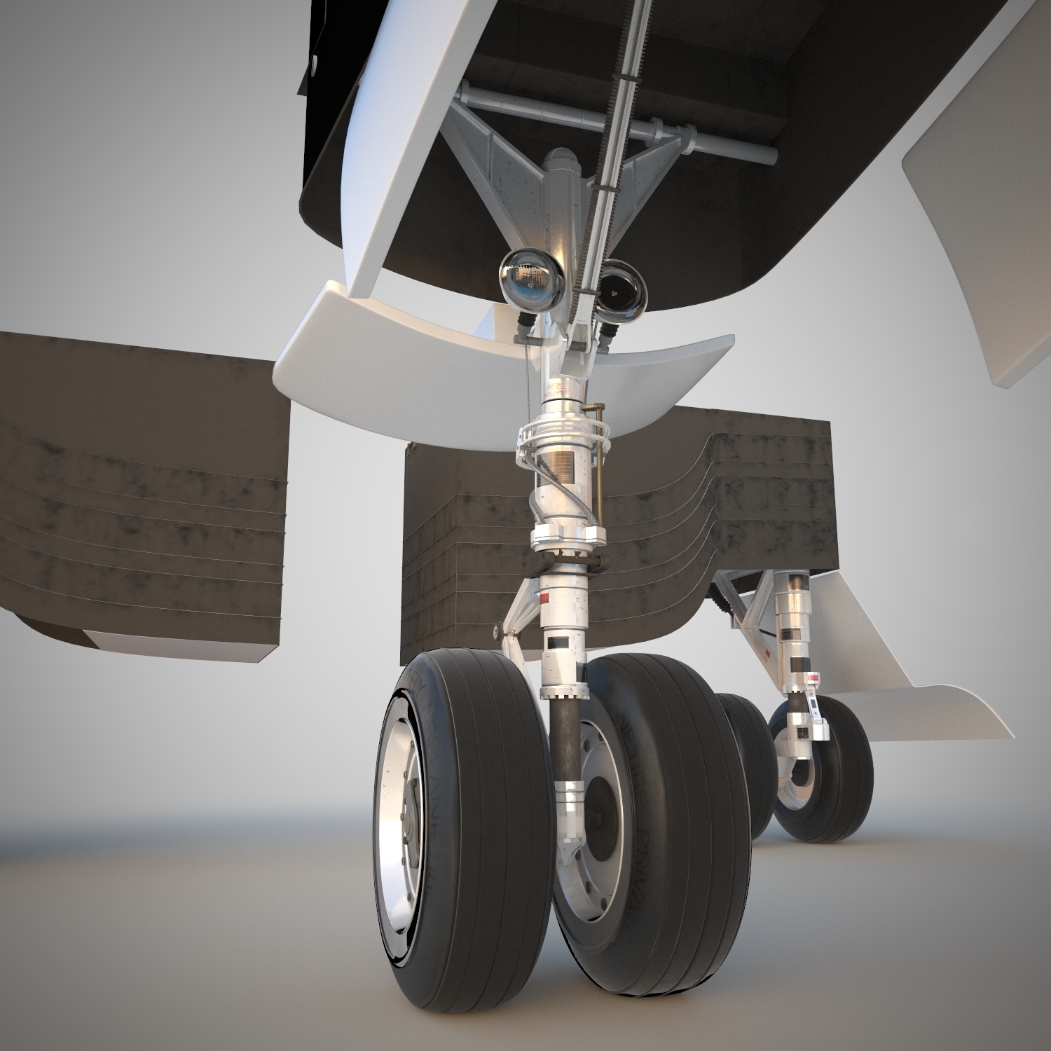 3d airplane landing gear aircraft