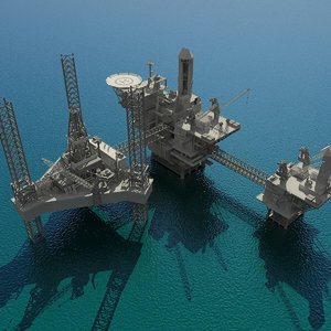 3dsmax oil platform