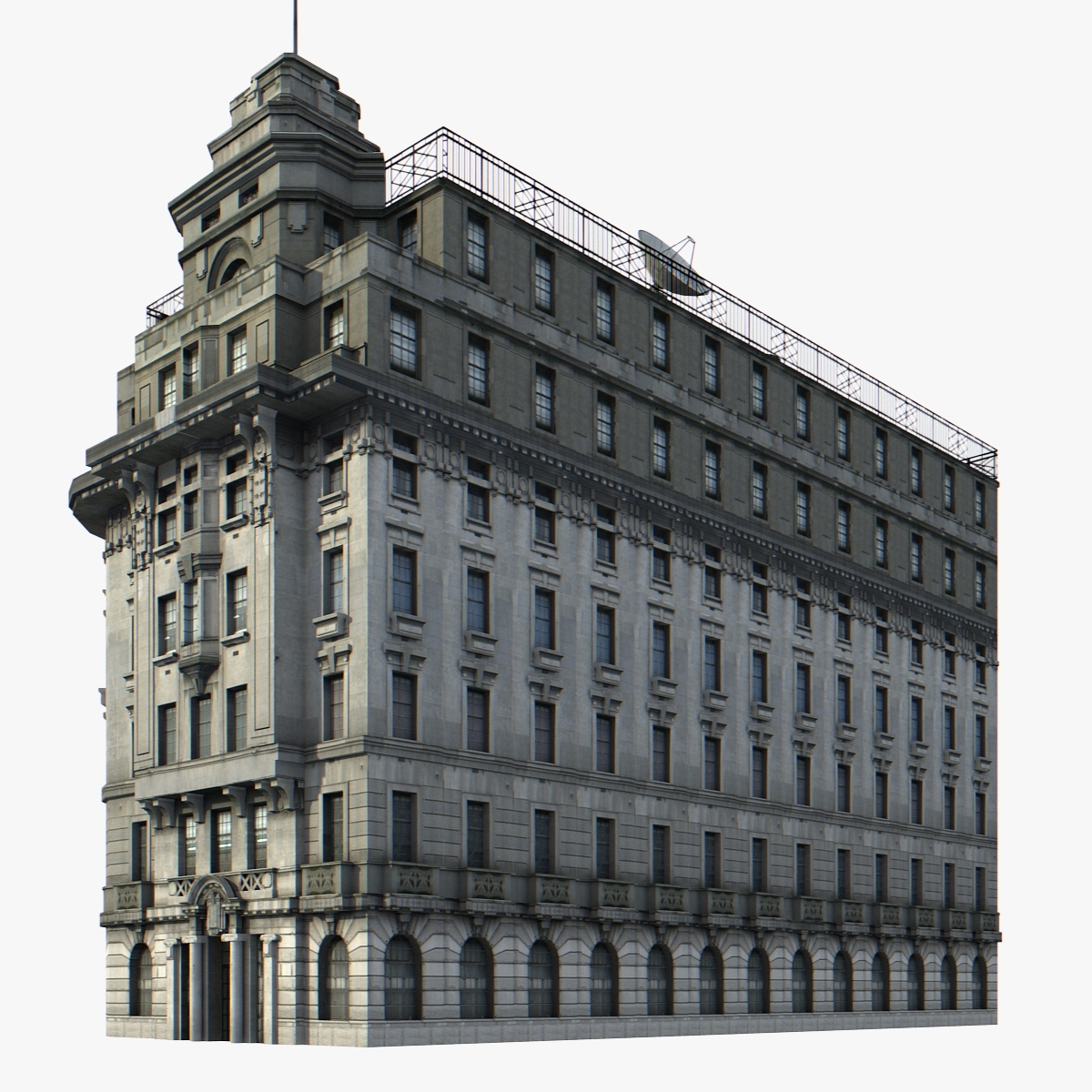 老上海建筑系列3d模型