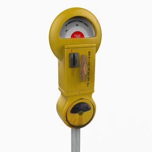 3d parking meter model