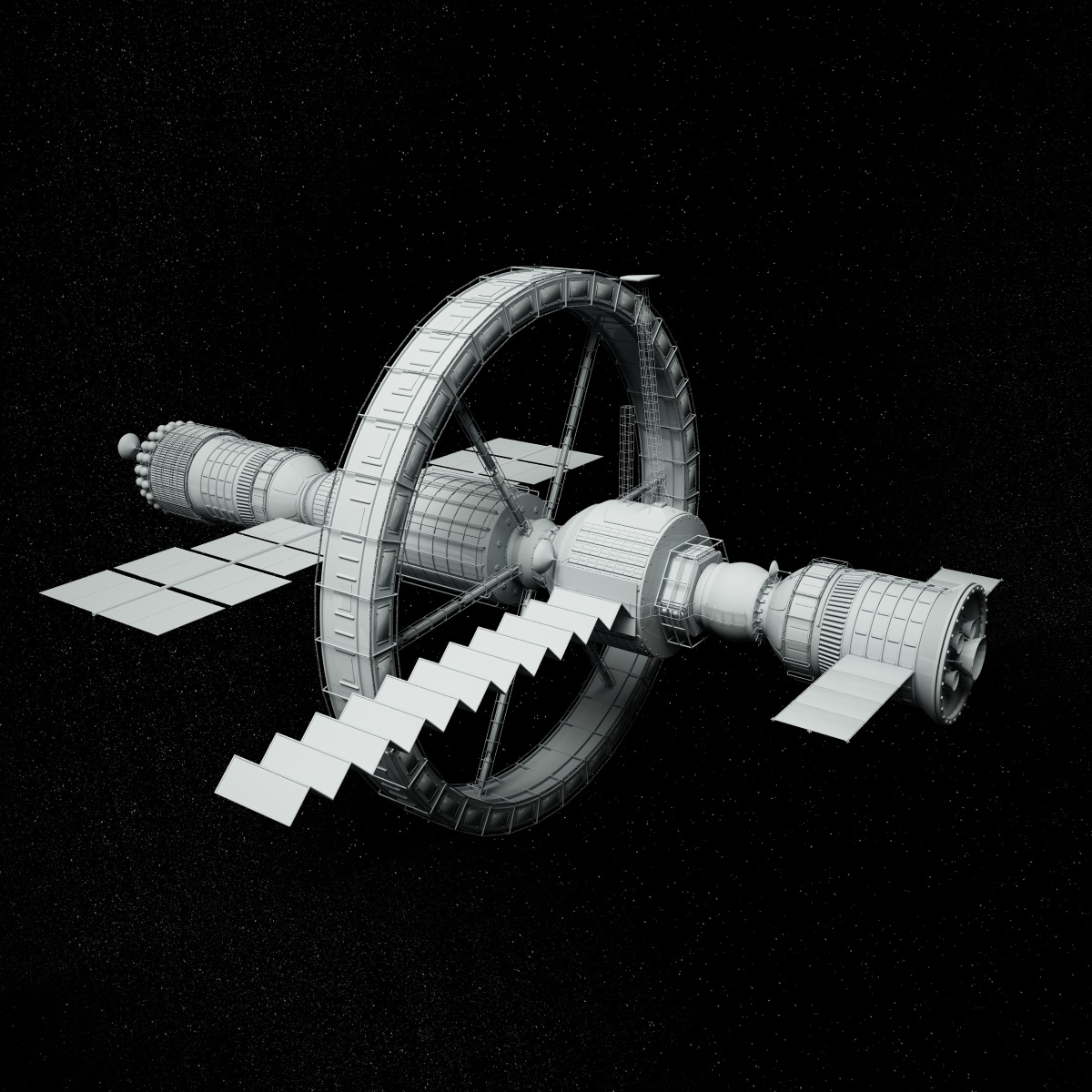 空间站3d模型