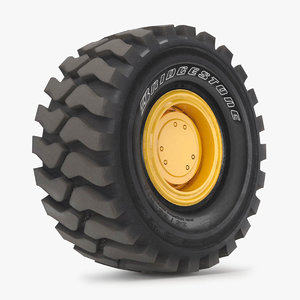 tire bridgestone vsnt 35-65r33 3d model