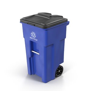 recycle bin 3d fbx