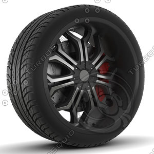 3d 3ds wheel rim