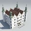 3d german renaissance castle