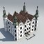 3d german renaissance castle