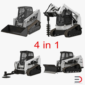 compact tracked loaders 3ds