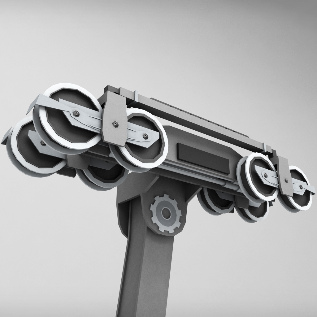 滑雪缆车缆车缆车3d模型