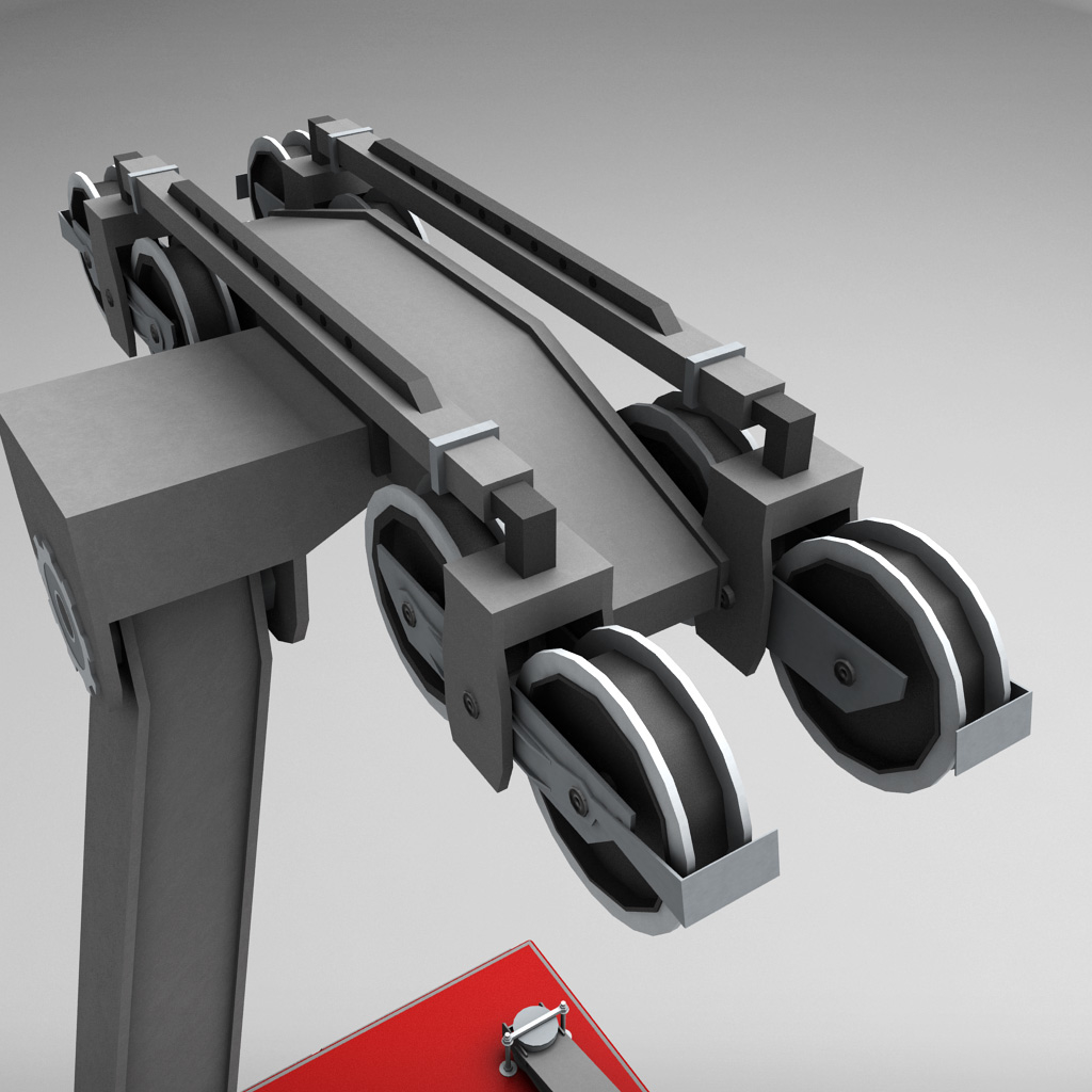 滑雪缆车缆车缆车3d模型