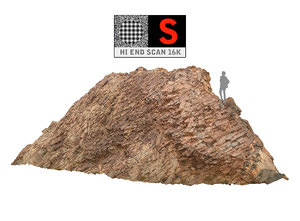 3d model of rock monument scan