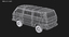 3d t3 volkswagen transporter model