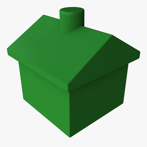 Monopoly Houses Hotels 3d Model Monopoly Houses Hotels 3d Model