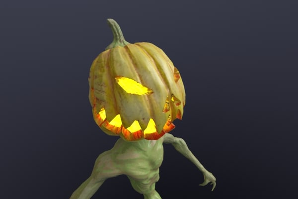 pumpkin 3d model