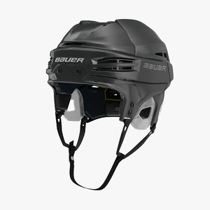 3d model hockey helmet bauer re-akt