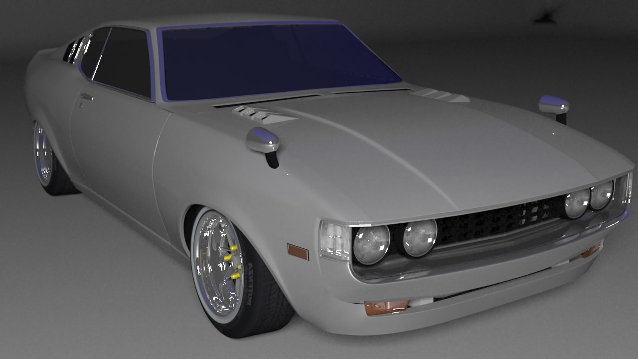 3d model toyota celica