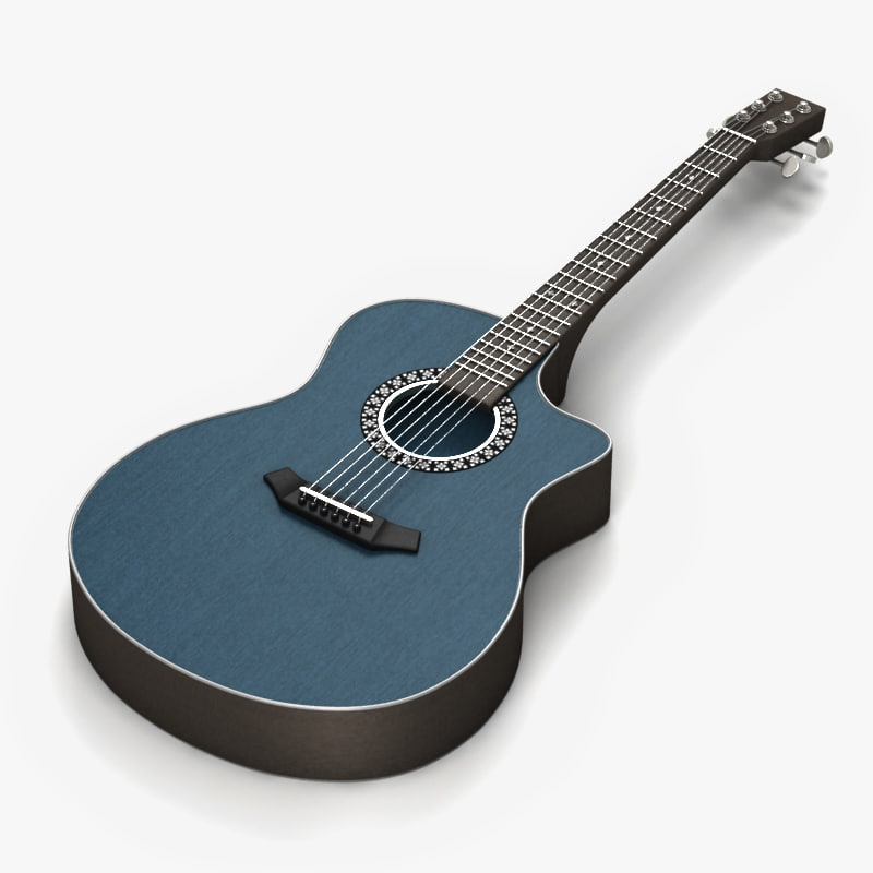 3d model guitar