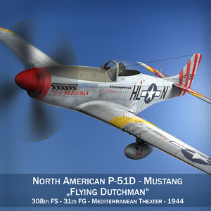 3d north american - flying