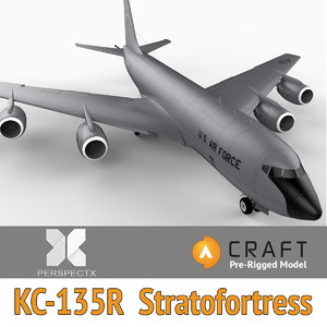 3d pre-rigged kc-135r stratotanker craft