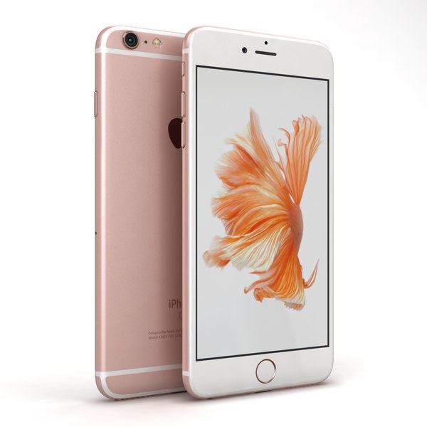 Apple Iphone 6s Plusローズゴールド3dモデル Turbosquid