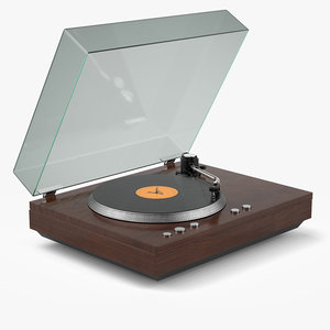 record player 3d max