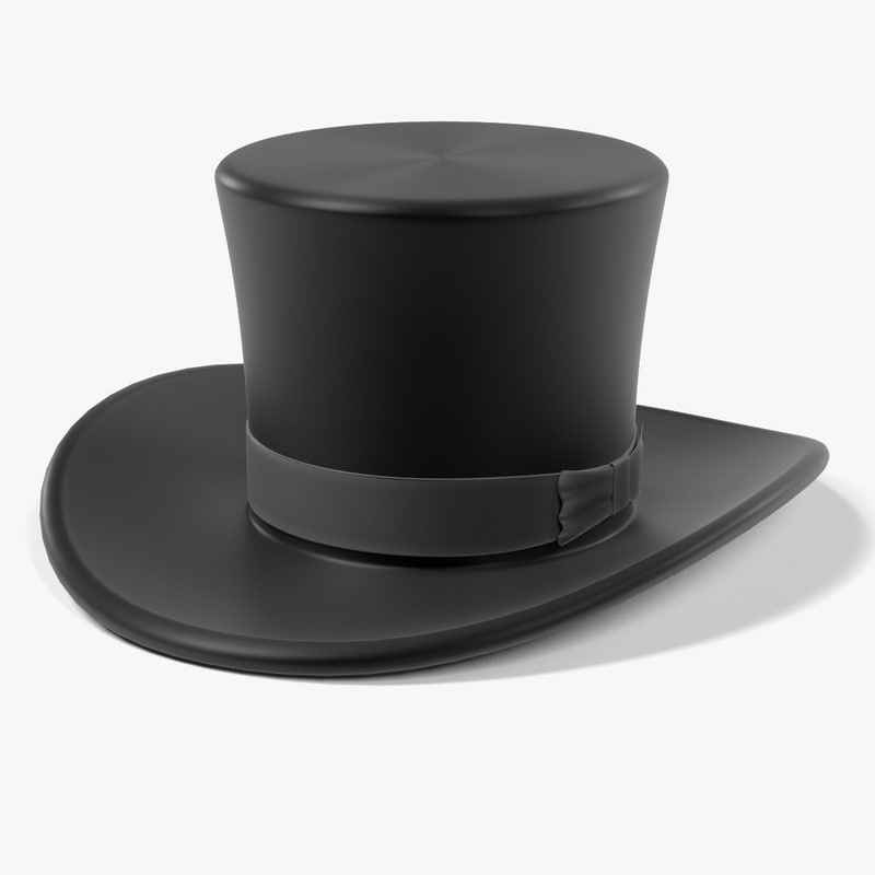 hat tophat 3d model