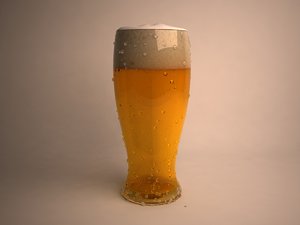 3d model beer glass