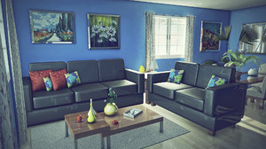 livingroom room obj
