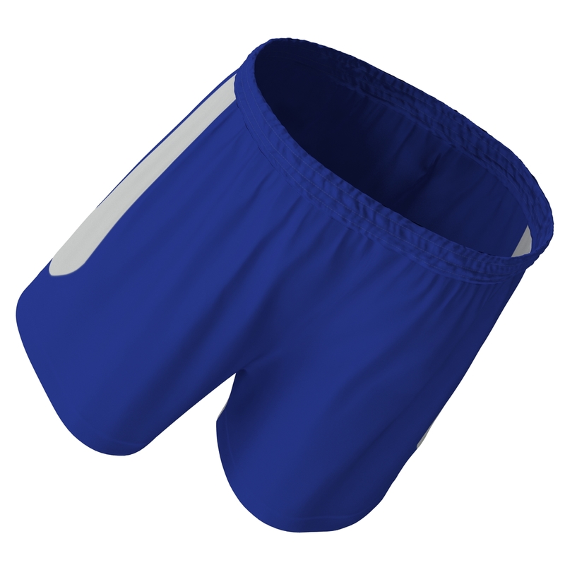 soccer shorts blue obj