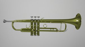 trumpet 3d obj