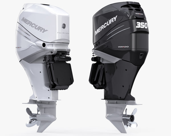 mercury verado 350 power 3d model