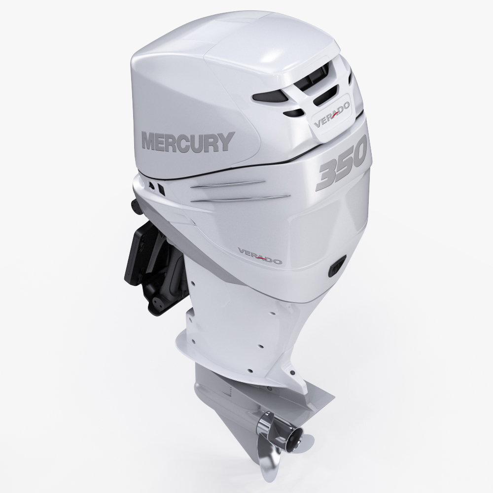 mercury verado 350 power 3d model
