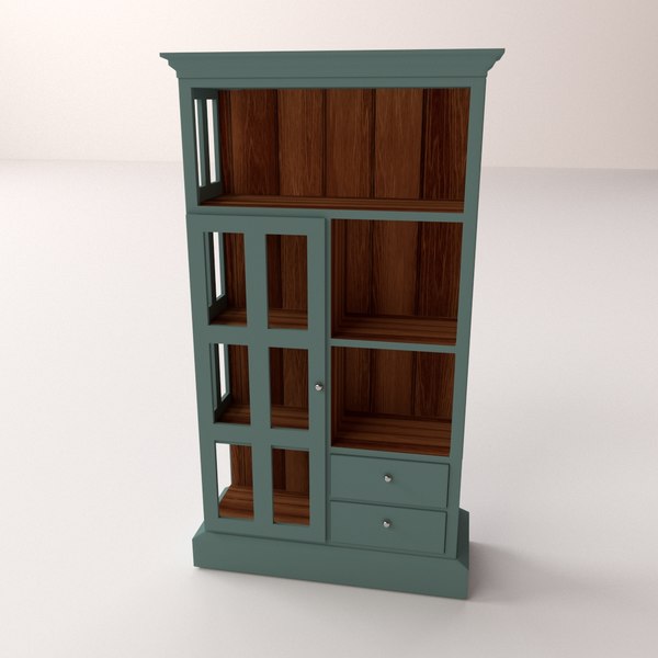 Blender Bookshelf Models TurboSquid