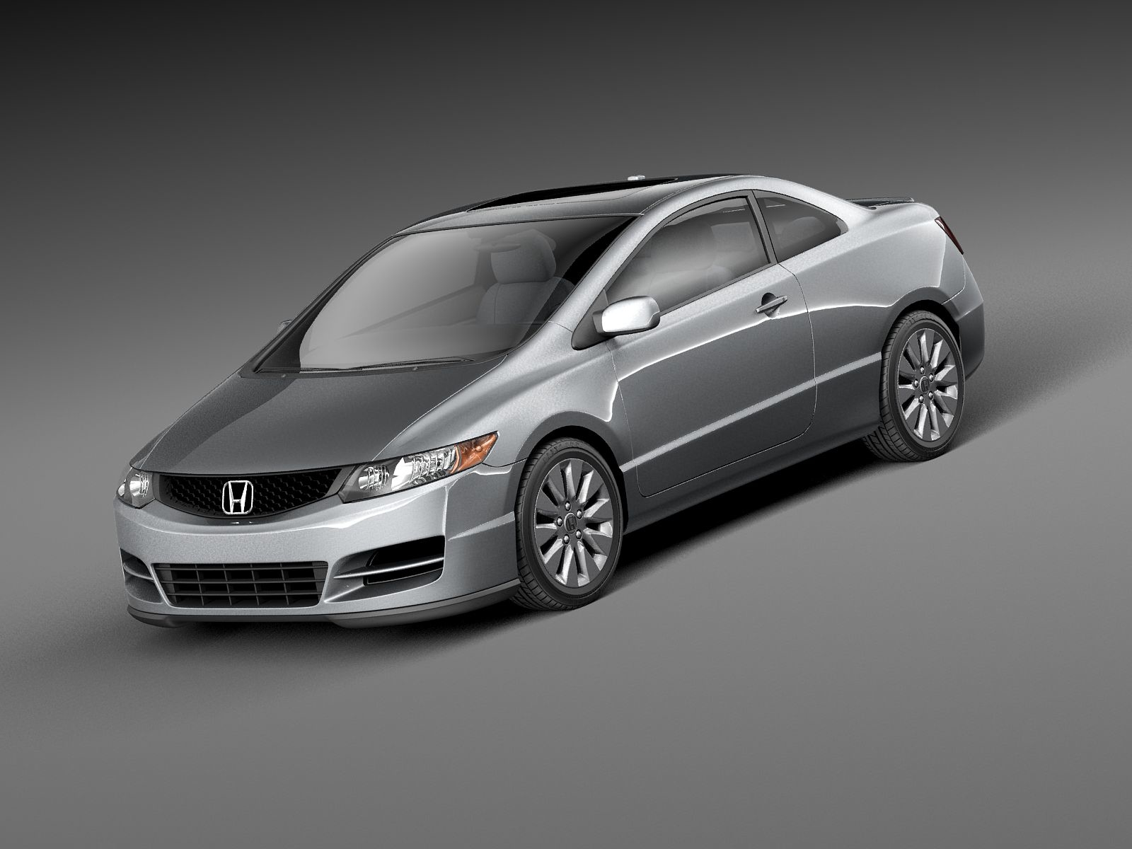 Honda civic 3d model