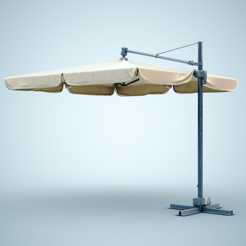 patio umbrella modern 3d max