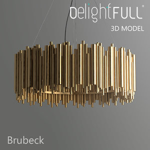 delightfull brubeck lamp light 3d model