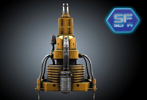 3d enigine reactor