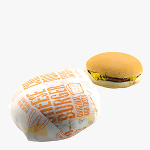 3d realistic cheeseburgers model